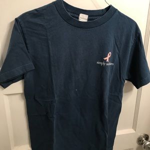 simply southern navy t-shirt